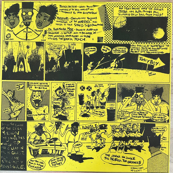De La Soul : 3 Feet High And Rising (LP,Album,Reissue)
