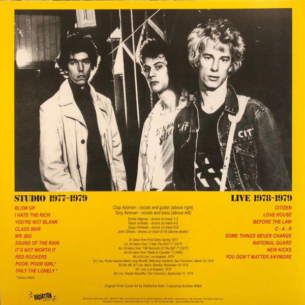 The Dils : Dils Dils Dils (LP, Comp, Ltd, RE, Yel)