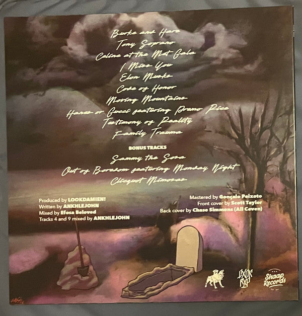 Ankhlejohn X Look Damien! : The Dead Don't Die (LP, Album, Liv)