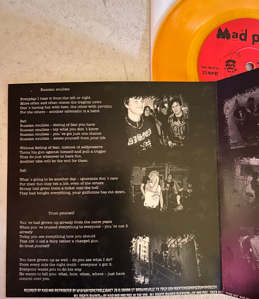 Mad Pigs : Trust Yourself E.P. (7", EP, Ora)