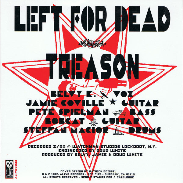 Libertine : Left For Dead / Treason (7",45 RPM,Single)