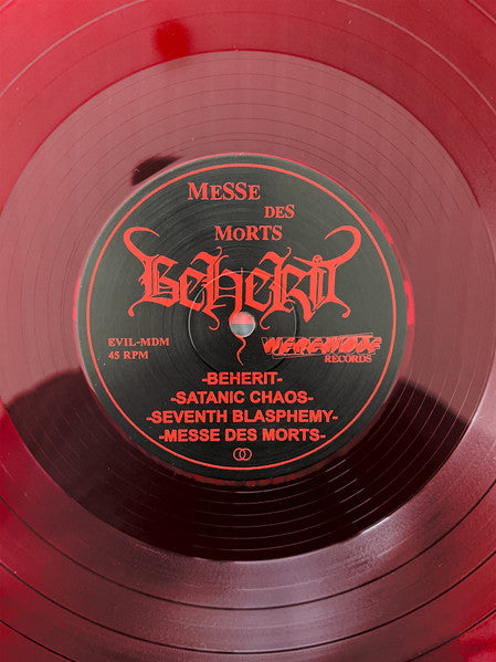 Beherit : Messe Des Morts (12",45 RPM,Single Sided,EP,Reissue)