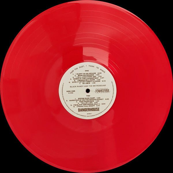 Black Randy & The Metrosquad : Pass The Dust, I Think I'm Bowie. (LP,Album,Limited Edition,Reissue)