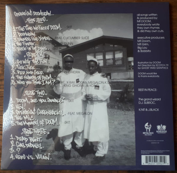 MF Doom : Operation: Doomsday (LP,Album,Reissue)