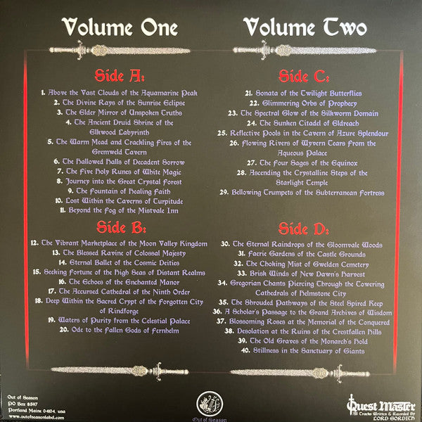 Quest Master : Lost Songs Of Distant Realms  (LP,Compilation,Limited Edition,Repress)