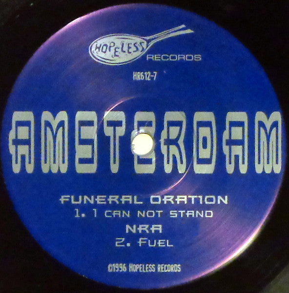 Bollweevils, The / 88 Fingers Louie / Funeral Oration (2) / NRA : Chicago Versus Amsterdam (7")