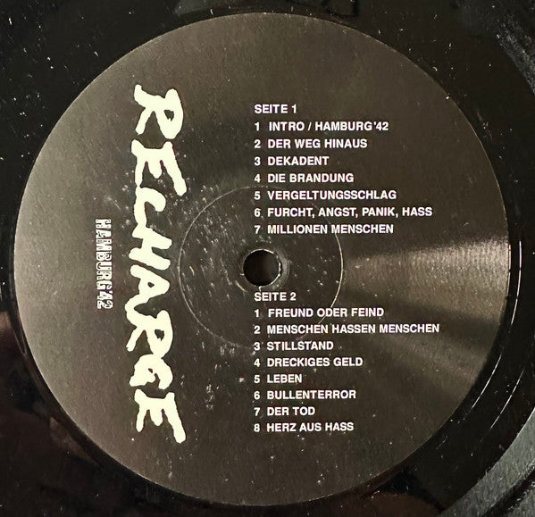 Recharge : Hamburg'42 (LP, Album)