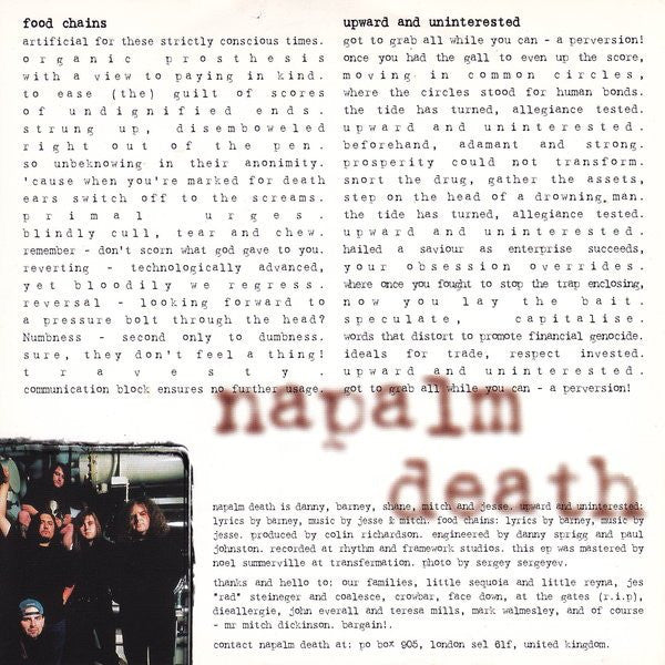 Napalm Death / Coalesce : In Tongues We Speak (7", Pur)