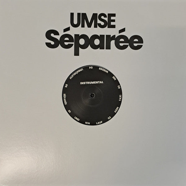 Umse : Séparée Instrumentals (LP, Album, Whi)