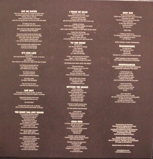 Dahmers, The : In The Dead Of Night (LP,Album,Reissue)