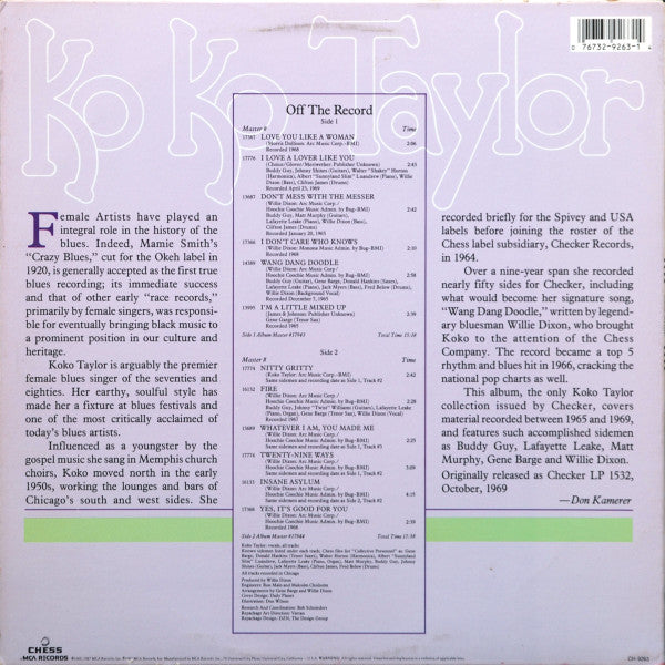 Koko Taylor : Koko Taylor ()