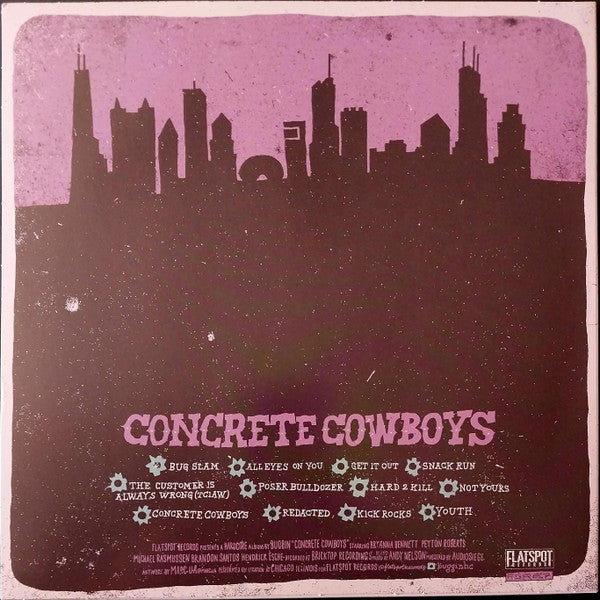Buggin (2) : Concrete Cowboys (LP, Album, Ltd, Tra)