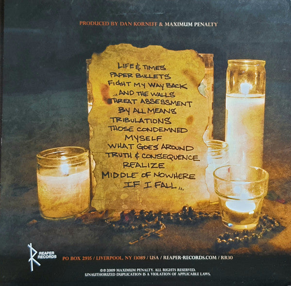 Maximum Penalty : Life & Times (LP,Album)