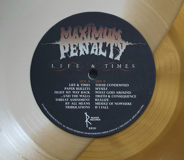 Maximum Penalty : Life & Times (LP,Album)
