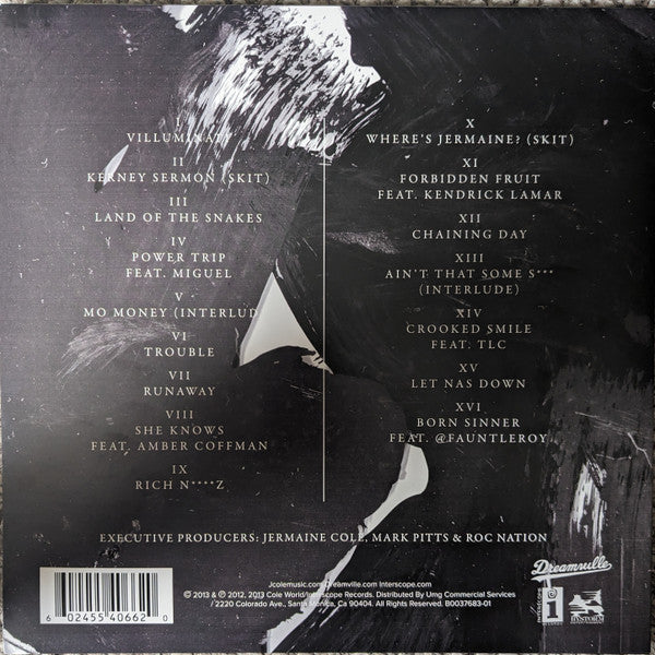 J. Cole : Born Sinner (LP,Album,Reissue)