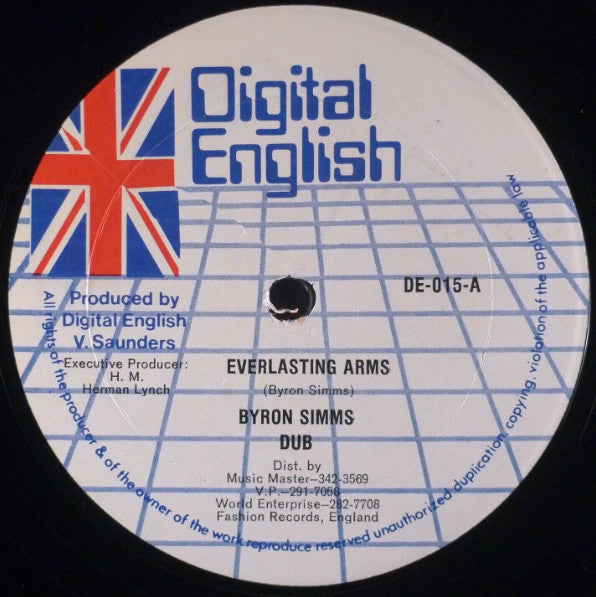 Byron Simms / Lloyd-D-Stiff : Everlasting Arms / Bad Talk (12",45 RPM)