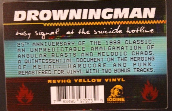 Drowningman : Busy Signal At The Suicide Hotline (LP,45 RPM,Album,Reissue,Remastered)
