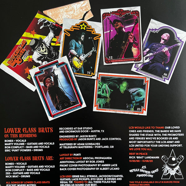 Lower Class Brats : Tales Of The Wild, The Ugly And The Damned (LP, Album, Ora)
