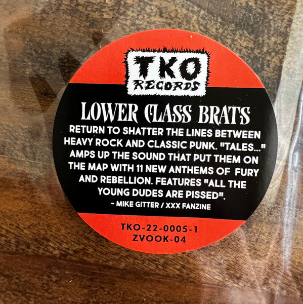 Lower Class Brats : Tales Of The Wild, The Ugly And The Damned (LP, Album, Ora)