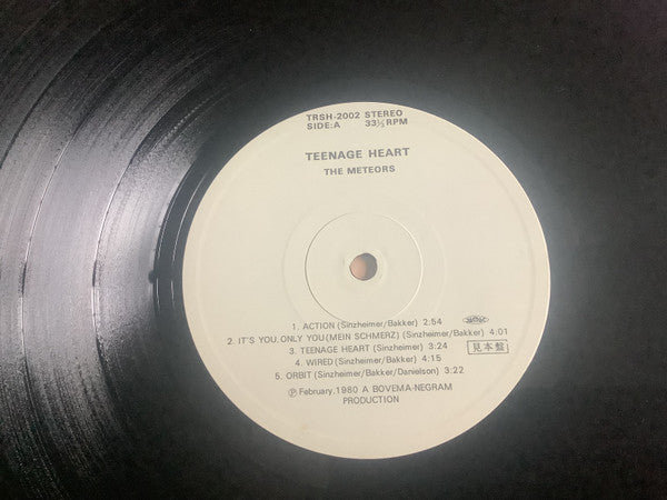 The Meteors : Teenage Heart (LP, Album, Promo)