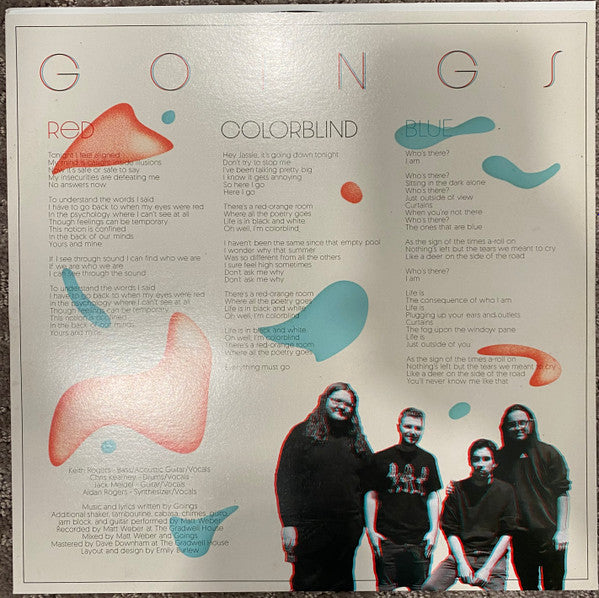 Goings : Red / Colorblind / Blue (12", EP)