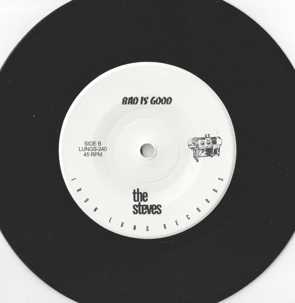 The Steves : In A Room / Over The Phone / Bad Is Good (7", EP, RP)