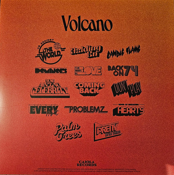Jungle (12) : Volcano (LP,Album)