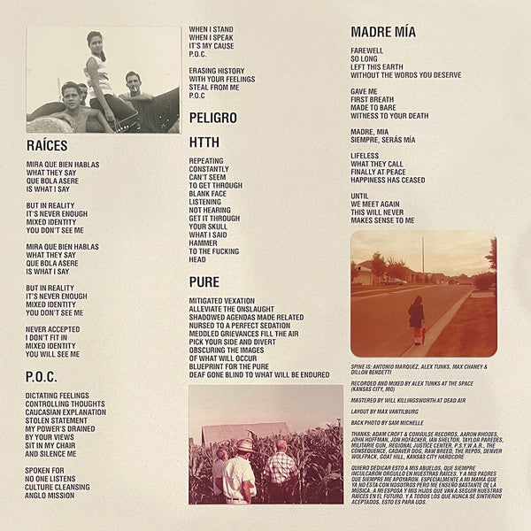 Spine (9) : Raíces (LP, Album, Yel)
