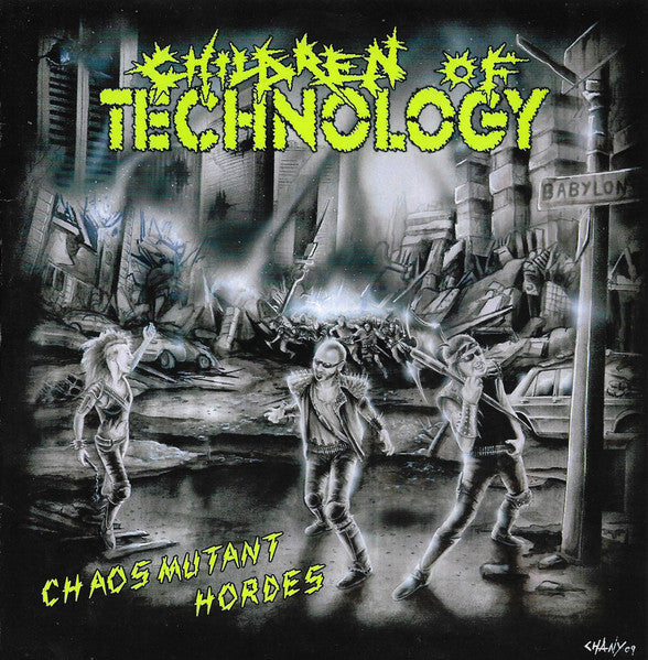 Children Of Technology : Chaosmutant Hordes (7", EP, Ltd, Num, Gre)