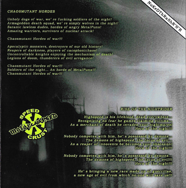 Children Of Technology : Chaosmutant Hordes (7", EP, Ltd, Num, Gre)