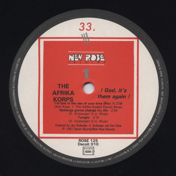 Afrika Korps, The : God It's Them Again! (LP,Mini-Album,EP)