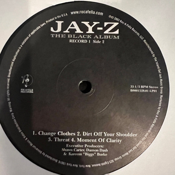 Jay-Z : The Black Album (LP,Album,Reissue,Stereo)