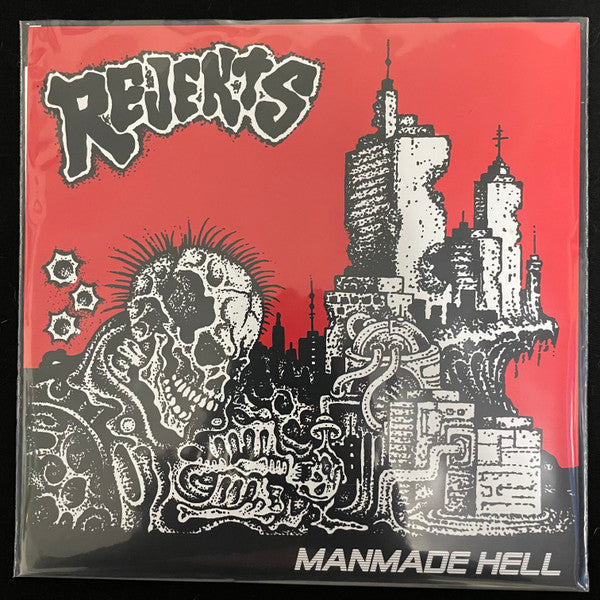 Rejekts (3) : Manmade Hell (7", EP, Ltd)