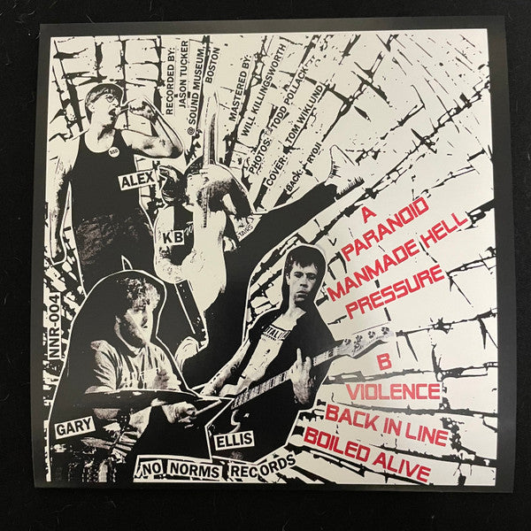 Rejekts (3) : Manmade Hell (7", EP, Ltd)