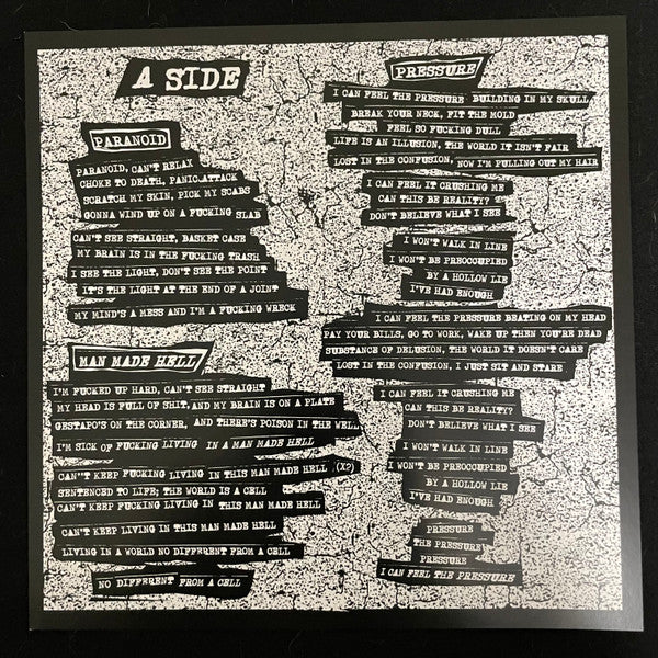 Rejekts (3) : Manmade Hell (7", EP, Ltd)