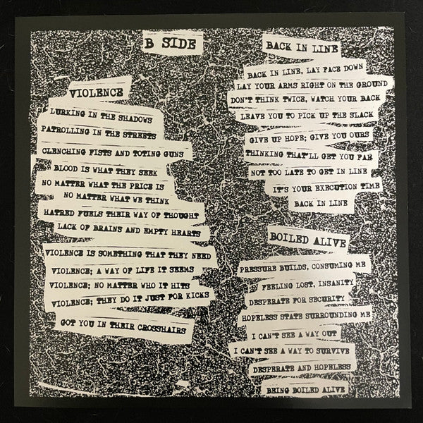Rejekts (3) : Manmade Hell (7", EP, Ltd)