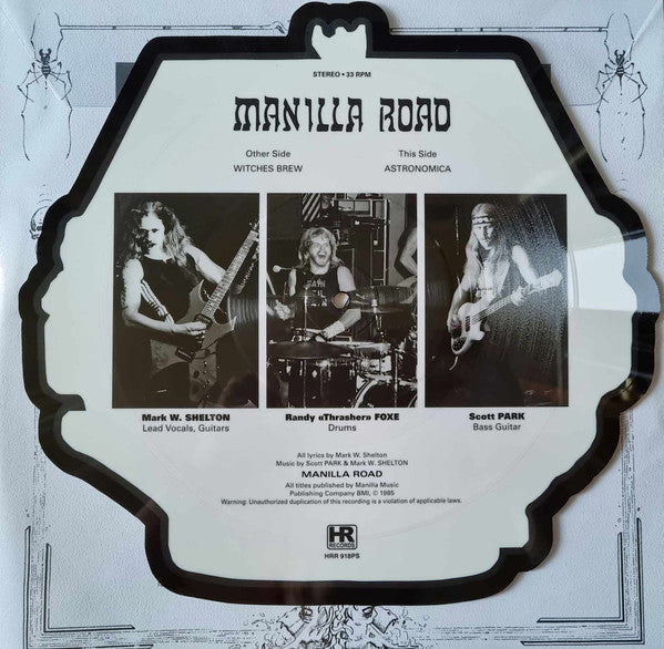 Manilla Road : Witches Brew/ Astronomica (10",Shape,Limited Edition)