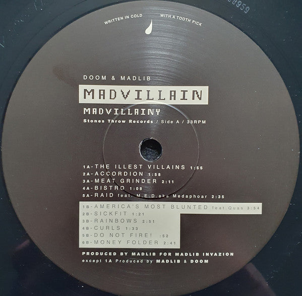 Madvillain : Madvillainy (LP,Album,Reissue)