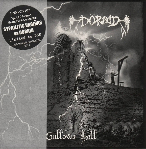 Syphilitic Vaginas / Döraid : Syphilitic Vaginas / Döraid (7", EP, Ltd, Num)