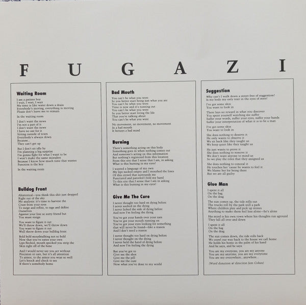 Fugazi : Fugazi (12",45 RPM,EP,Reissue,Repress)