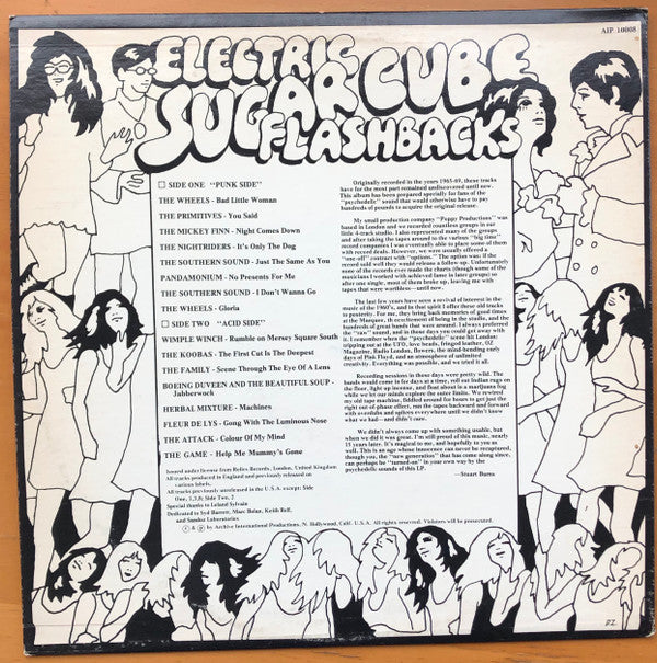 Various : Electric Sugar Cube Flashbacks (LP, Comp, Unofficial)