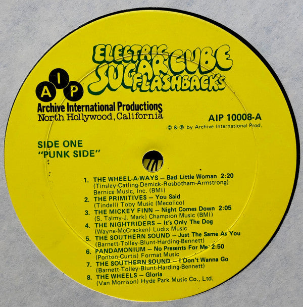 Various : Electric Sugar Cube Flashbacks (LP, Comp, Unofficial)