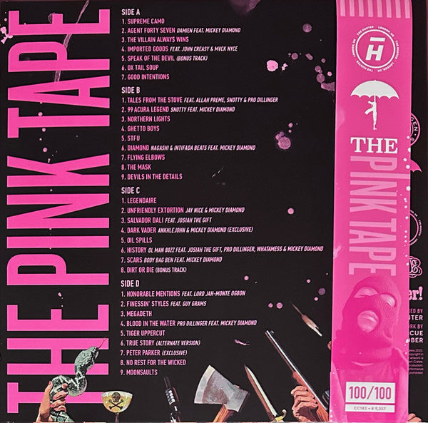 Mickey Diamond x Matthew Hunter (5) : The Pink Tape (LP,Album,Mixtape,Numbered,Special Edition)