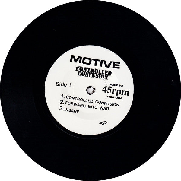 Motive (22) : Controlled Confusion (7",45 RPM,EP)