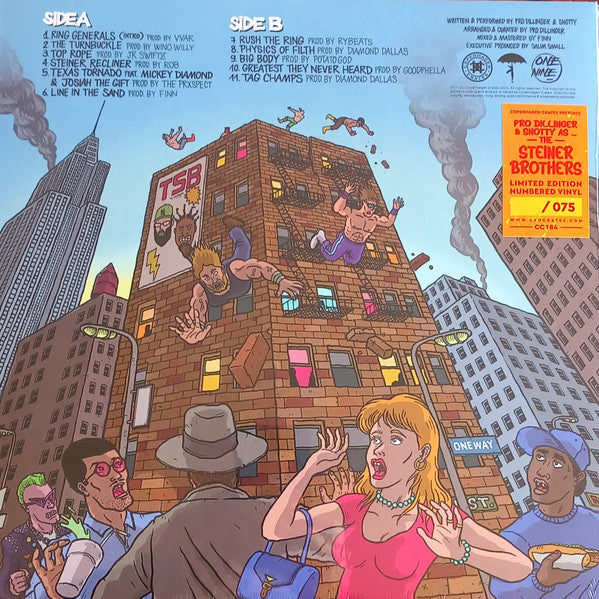 Pro Dillinger x Snotty : The Steiner Brothers (LP, Album, Ltd, 3-C)