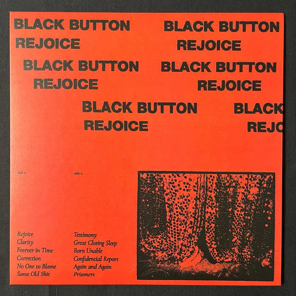 Black Button : Rejoice (LP, Album, Ltd, Red)