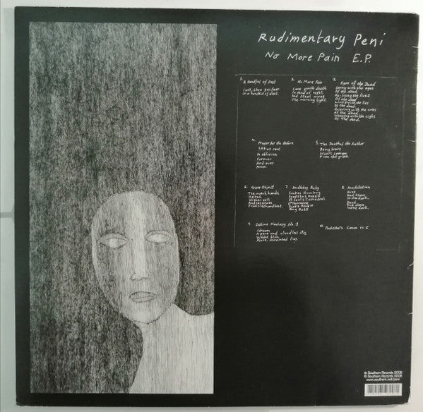 Rudimentary Peni : No More Pain E.P. (12",45 RPM,EP)