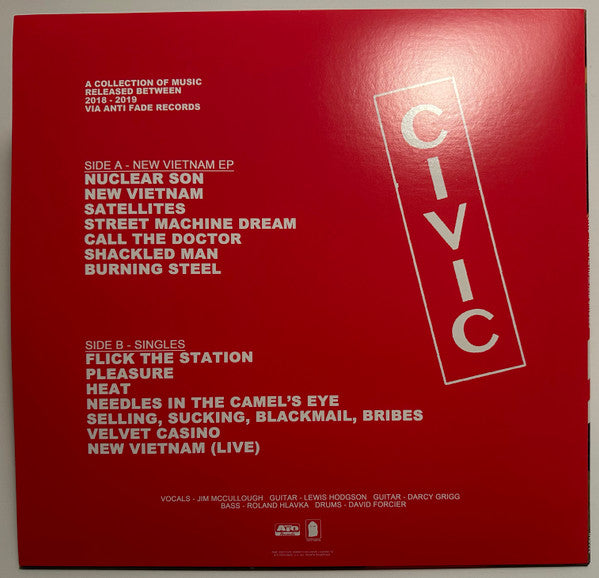 Civic (5) : New Vietnam And Singles (LP, Comp, Cle)