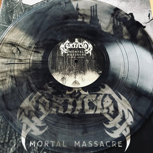 Mortician : Mortal Massacre (12",45 RPM,Compilation,Reissue)