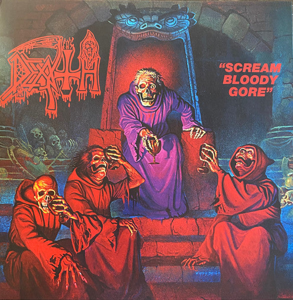 Death (2) : Scream Bloody Gore (LP,Album,Reissue,Repress)